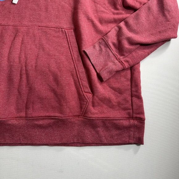 Nike Sportswear Pullover Hoodie Sweatshirt Red Mens Size 2XL Fleece CV8977-687 - Picture 4 of 8